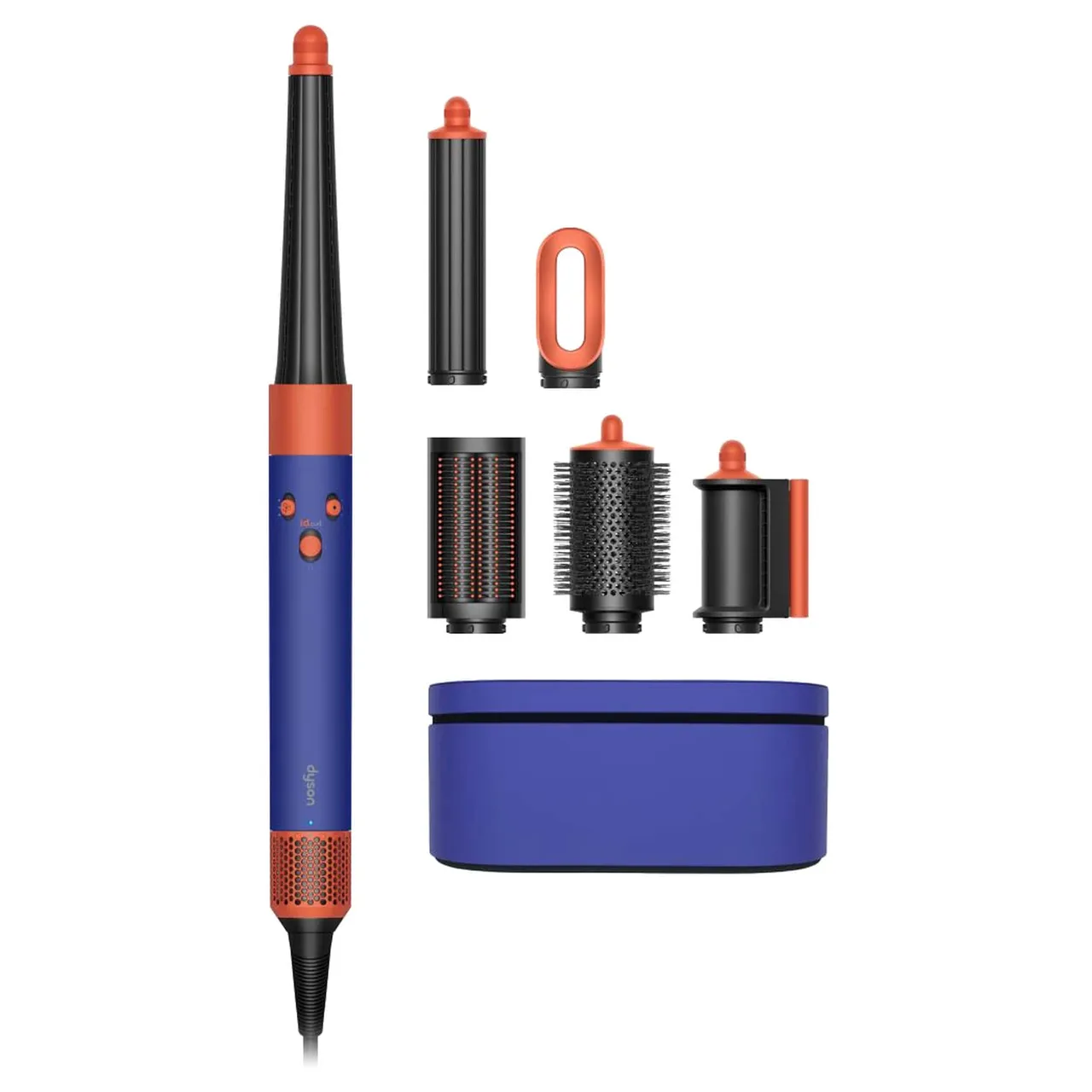 Dyson جهاز تصفيف وتجفيف الشعر Airwrap i.d. HS08 متعدد الاستخدامات، أزرق Vinca Blue وتوباز