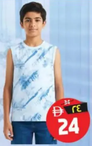 Boys Sleeveless T Shirt Assorted