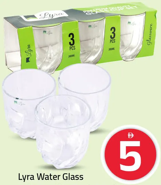 Lyra Water Glass W/O Handle