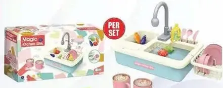 Magic Kitchen Battery Operated Wash Basin Set