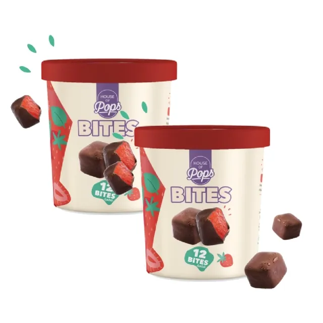 House of Pops Choco Bites Strawberry