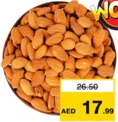Almond Raw USA Big 20-22