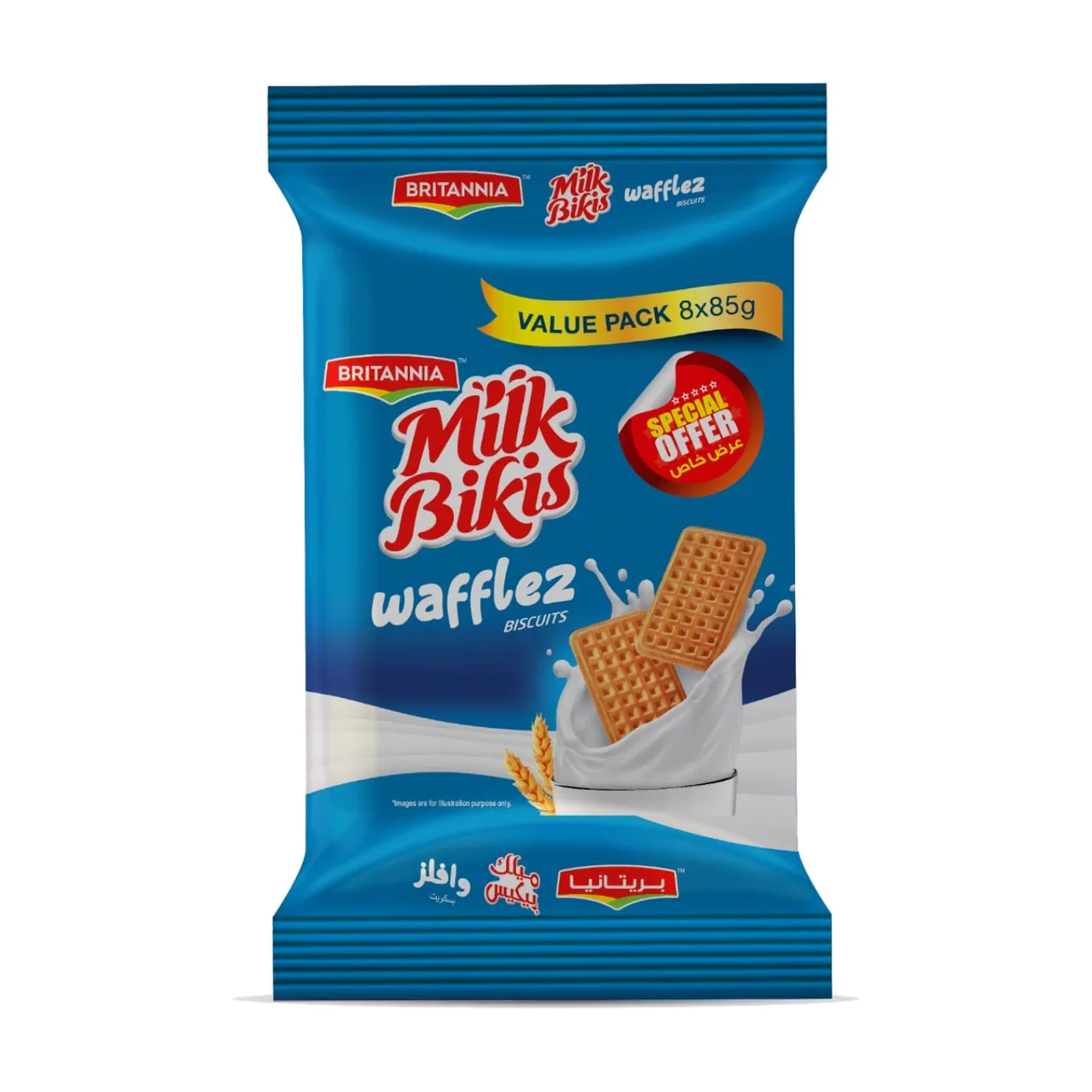 Britannia بسكويت Milk Bikis عبوة اقتصادية