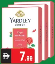 Yardley Soap Red Rose