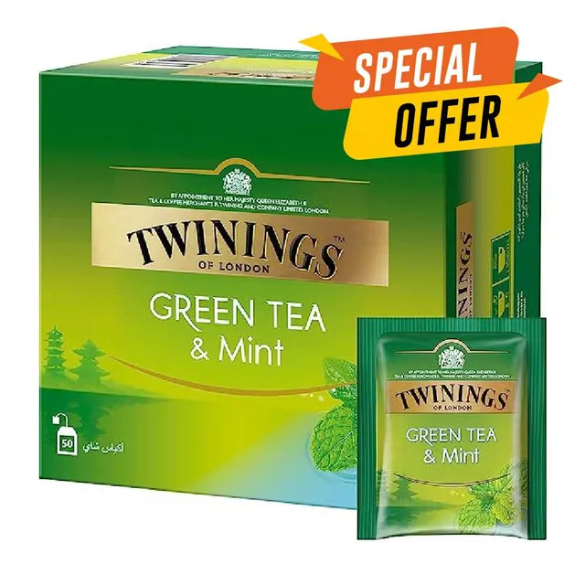 Twinings Green Tea Mint - 50's