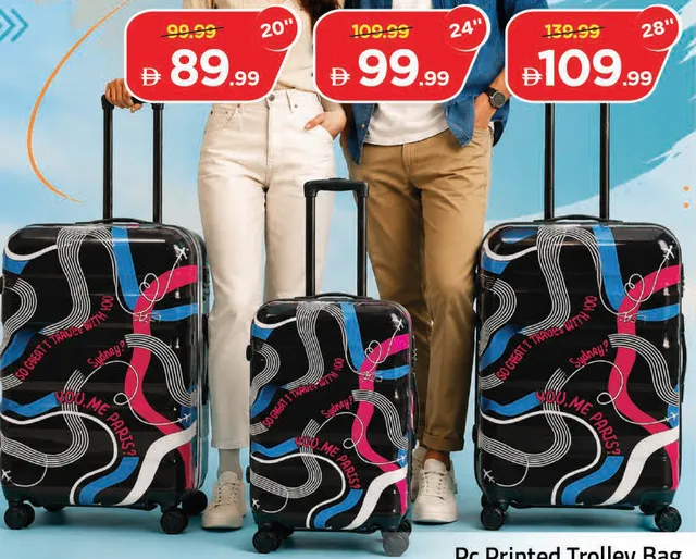 Pc Printed Trolley Bag