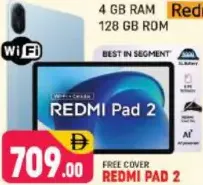 Redmi Pad 2 WiFi؛ 4 GB RAM رام؛ 128 GB ROM تخزين