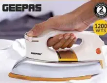 Geepas مكواة جافة ثقيلة Gdi23011, 1200 W