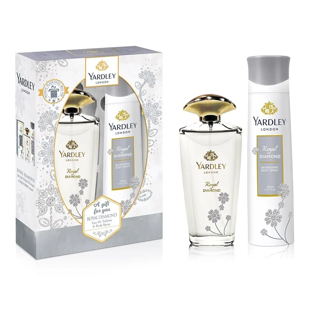 Yardley عطر Diamond Edt + بخاخ للأطفال
