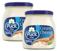 Puck Cheese Jar White