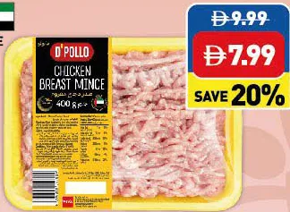 D'Pollo Fresh Chicken Mince