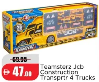 Teamsterz Jcb Construction Transprtr 4 Trucks
