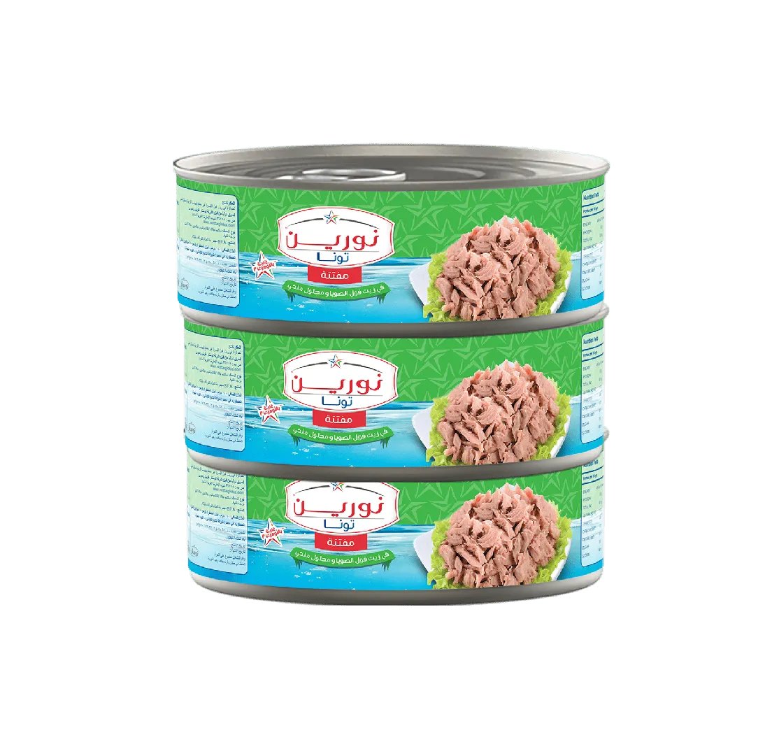 Nureen تونة مفتتة بالزيت