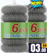 Steel Cleaning Ball Set