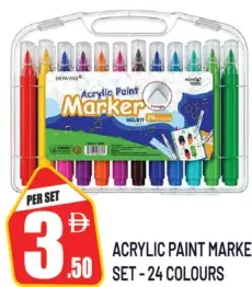 Acrylic Paint Marker Set 24 Colours