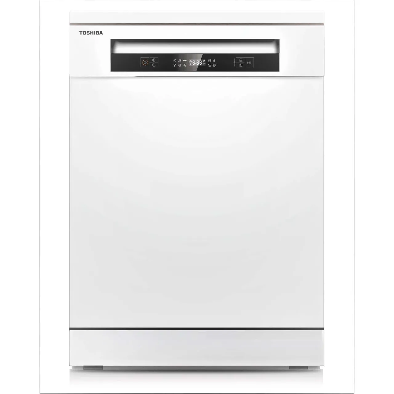 Toshiba غسالة أطباق قائمة بذاتها 14 طقم DW-14F1(W) أبيض