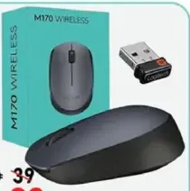 Logitech ماوس لاسلكي M170