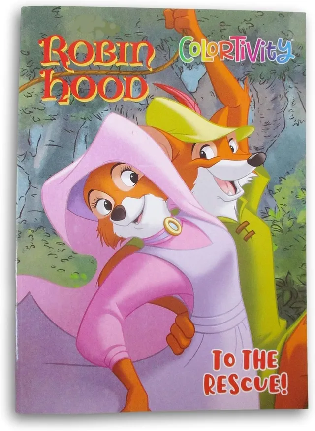Show-Offs Robin Hood ColoringActivity Book - Maid Marian Robinhood - 64 Pages