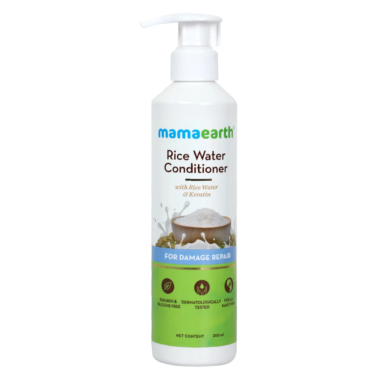 Mamaearth بلسم بماء الأرز مع & كيراتين