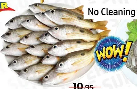 سمك نيسر بدون تنظيف