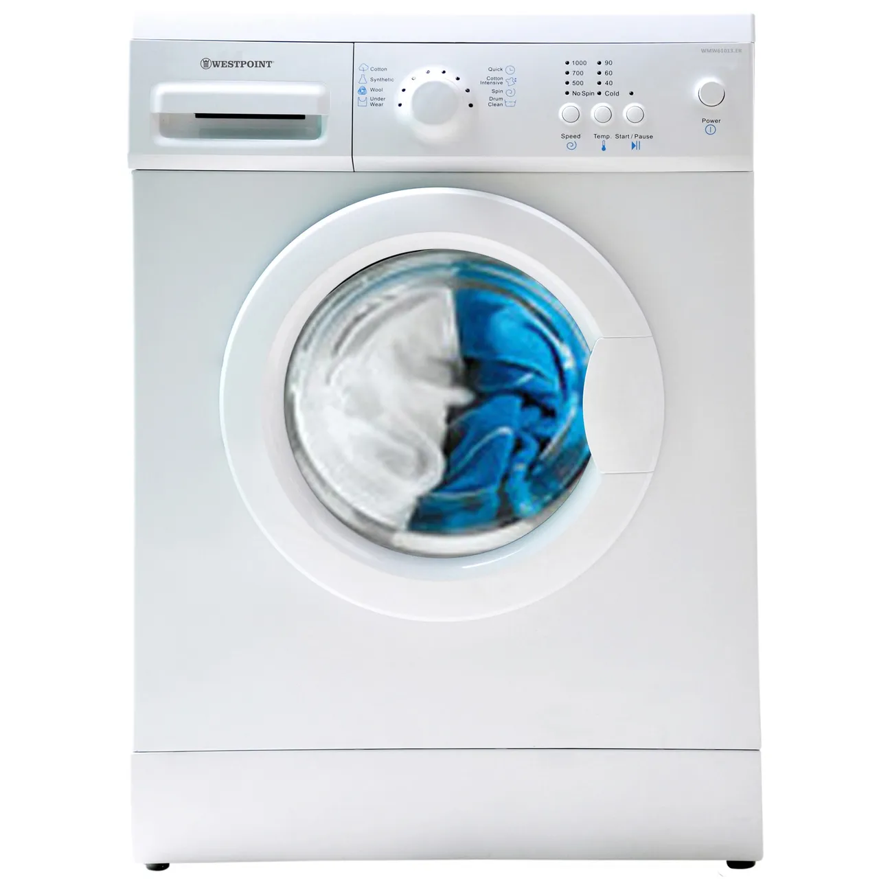Westpoint غسالة ملابس تحميل أمامي WMW61013