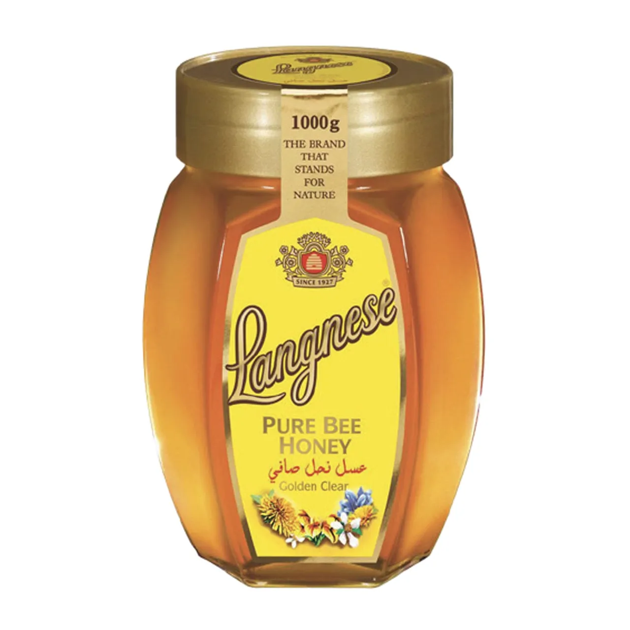 Langnese عسل نحل لانجنيز الذهبي الصافي النقي