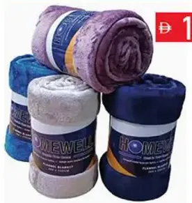 Homewell بطانية فرو مزدوجة