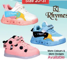 Rhymes Children’s Light Shoes Assorted