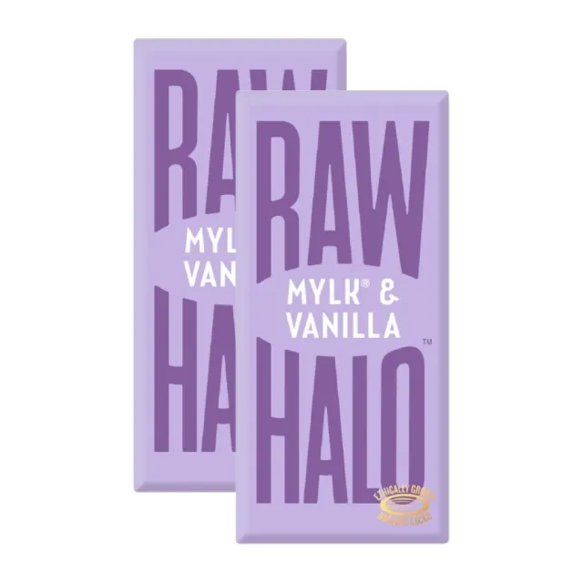 Raw Halo شوكولاتة حليب بالفانيليا