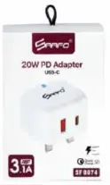 Saafo Iphone Usb Qc 3.0 Charger 20W