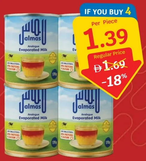 almas Evaporated Milk