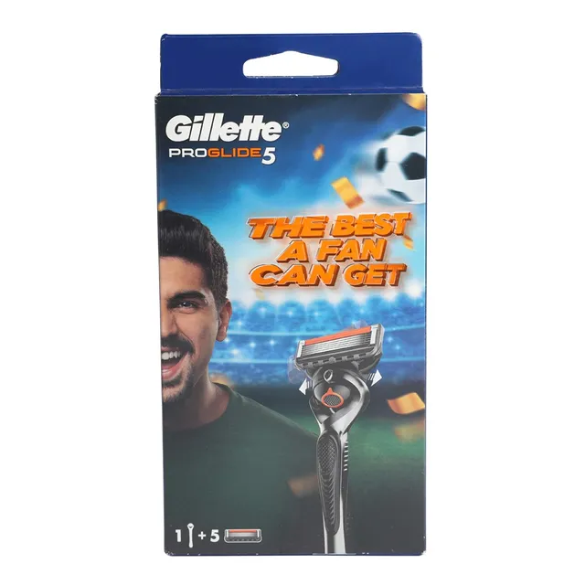 Gillette Proglide5 Handle + 5 Blades - 6 Pieces