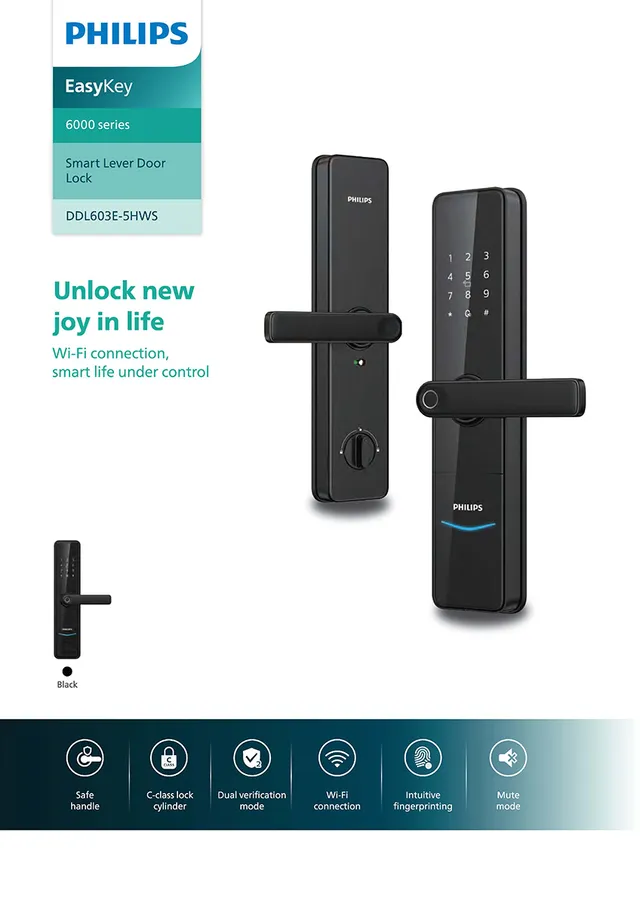 Philips Smart Door Lock Ddl 603E-5HWS