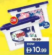 Omo 3In1 Laundry Capsule Cherry Blossom / Eucalyptus