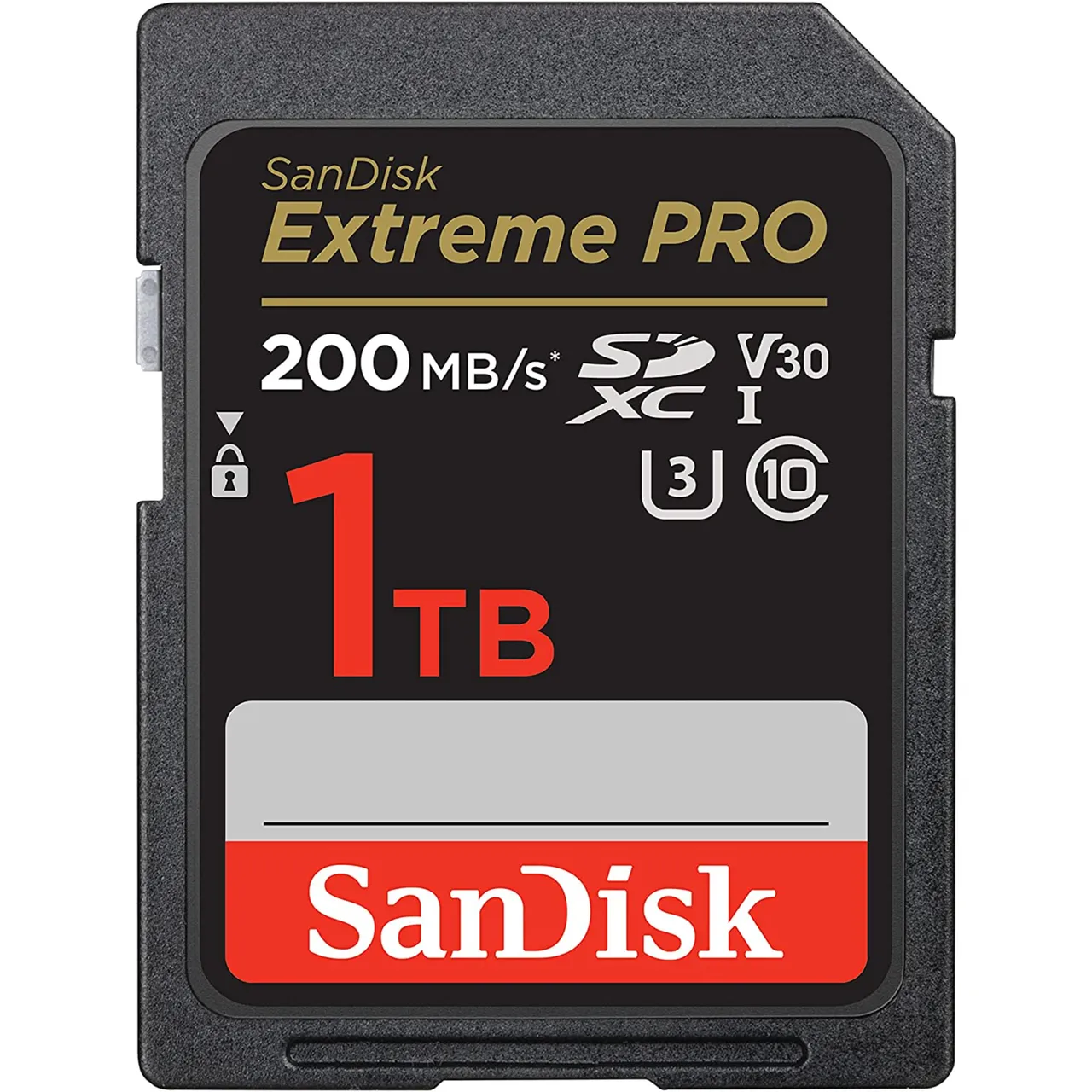 Sandisk بطاقة ذاكرة Extreme PRO SDXC UHS-I بسرعة نقل 200mb/s، 1TB، SDSDXXD-1T00-GN4IN