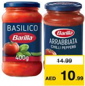 Barilla Arabiatta/basilio/pizza Sauce