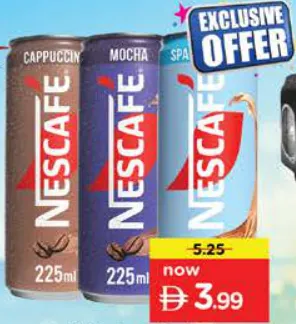 Nescafé لاتيه جاهز إسباني/كابتشينو/موكا