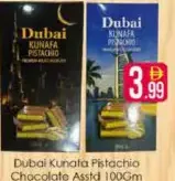 Dubai Kunafa Pistachio Chocolate Assorted