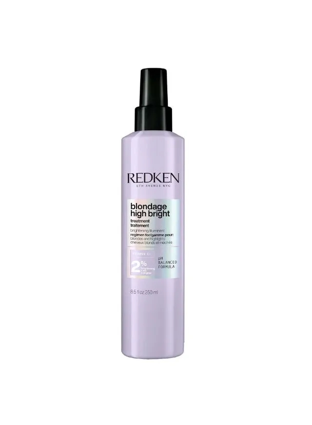 Redken Blondage High Bright Pre-Shampoo Treatment – Brightening Treatment for Blonde Hair, Removes Dullness & Boosts Shine