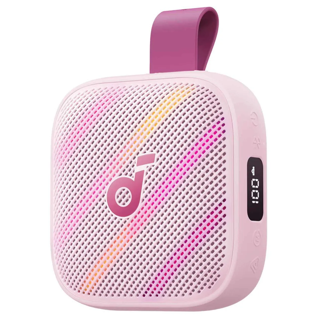 Anker مكبر صوت بلوتوث محمول Soundcore Boom Go 3i، وردي