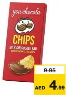you chocola برينجلز بالشوكولاتة