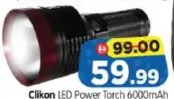 Clikon LED Power Torch 6000mAh