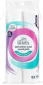 Lil-Lets Wool Round Pads - 200's