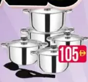 R/F S/S Cookware Set 1X2