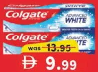 Colgate معجون أسنان مبيض متقدم - 2 x