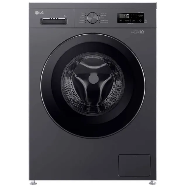 LG Front Loading Washing Machine F2Y1VYP6J Middle Black
