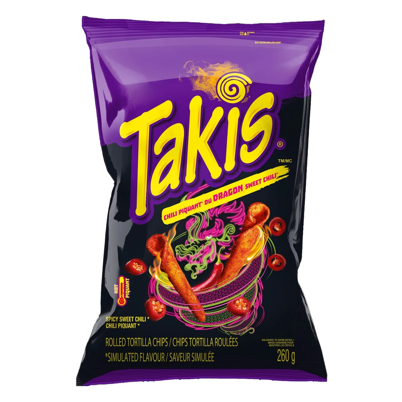 Takis رقائق تورتيا ملفوفة بالفلفل الحار الحلو