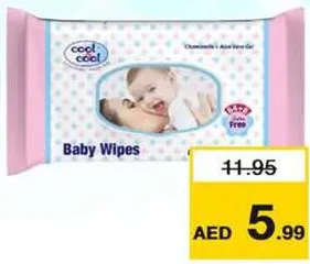 Cool & Cool Baby Wipes