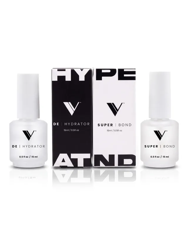 V Beauty Pure Nail DehydratorSuper Bond Nail Primer Bundle – Each