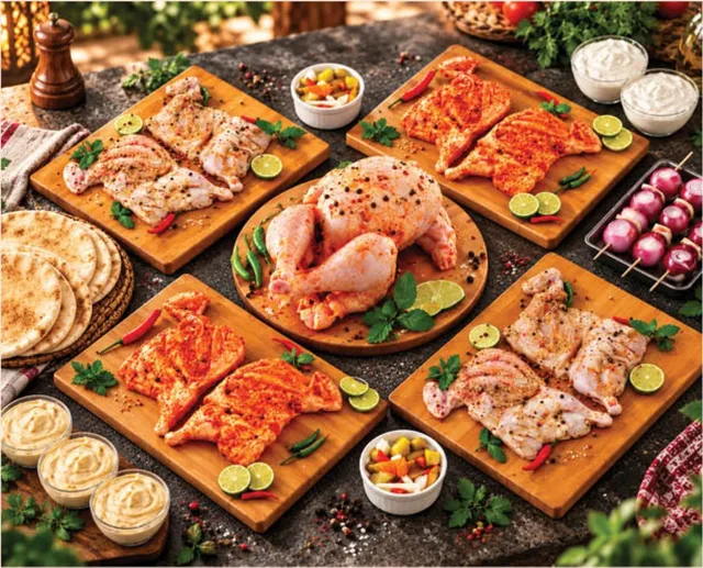 Sharjah Coop Marinated Whole Chicken Bag Assorted